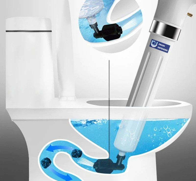 Drain Defender® 3.0 - Professionel toiletaflåsning + 4 tilbehør