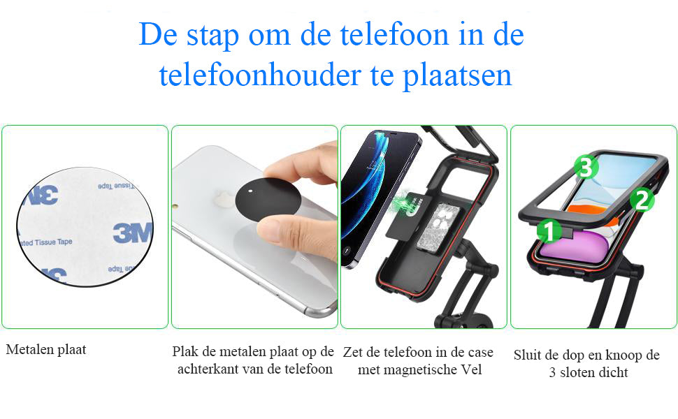 Universele Waterdichte Telefoonhouder voor fiets & motor